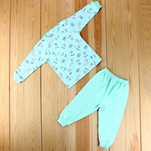 Sebi Bebe Ayılı Kız Bebek Pijama Takımı  2418
