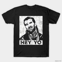 Flood Of Style Scott Hall - Razor Ramon Hey Yo Erkek Kadın Tişörtü %100 Pamuklu Tişörtler Kısa Kollu Üstler Çok Renkli