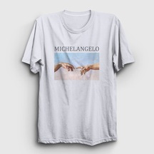 Presmono Unisex Creation Of Adam Yaratılış Michelangelo T-Shirt