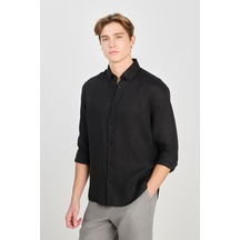 Lee Regular Fit Gömlek Siyah