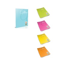 Gıpta Defter Dikişli Mica Plastik Kapak Çizgili 80 Yp A5 2054 Çok Renkli
