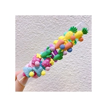 So-much Kız Çocuk Bebek 10'lu Meyveli Lastik Toka Seti-6 Renkli - 105665853 Renkli - 105665853 Renkli