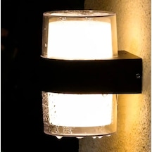 Cata Bora Silindir Led Duvar Aplik 12w 3200k Günışığı Ip54 Çift Taraflı