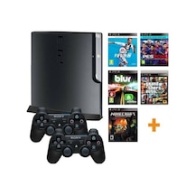 Sony Playstation 3 Slim 500 + 2 Oyun Kolu + 40 Oyun