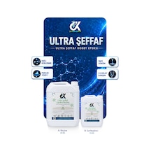 Erkon Kimya Ultra Sert Şeffaf Hobby Epoksi 30 Kg
