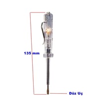 Çetinler Kısa Askılı Voltaj Kontrol Kalemi Düz 135mm