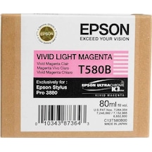 Tonersepeti Epson T580b C13t580b00 Açık Kırmızı Kartuş