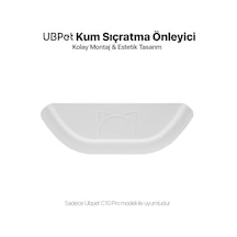 UBPet C10 Pro Kameralı Otomatik Akıllı Kedi Tuvaleti için Aparat/Buffle, Kum Sıçratma Önleyici