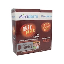 Miraderm Tea Tree Oil Şampuan 150 Ml + Bit Spreyi 100 Ml