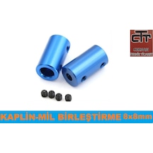 Kaplin Motor Mil Birleştirme Aparatı 2 Adet 8X8 MM