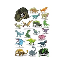 Dinazor Sticker Set-2 15 Parça Telefon, Tablet, Defter, Laptop Sticker