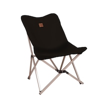 Box&box Alüminyum Katlanabilir Kamp Sandalyesi, Piknik Sandalyesi, Taşıma Çantalı, Kumaş, Siyah