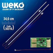 17'' İnç 57 Ledli 34 Cm Universal Monitör E-led Takımı