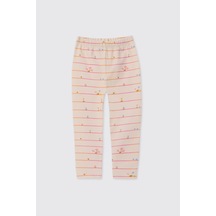 Panço Kız Çocuk Beli Lastikli Fuşya Tayt 2621gk12005 Pembe