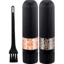 Ulzyvf Ve Tuz Öğütücü, Öğütücü Mutfak Karabiber Karabiber Elektrikli Elektrikli Değirmeni, Baharat Ayarlanabilir Adet Xi