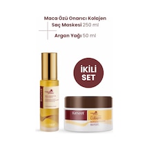 Set Maca Özü Onarıcı Repair Kolajen Saç Maskesi 250 Ml + Argan Yağı 50 Ml Karsel - 754553121