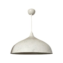 Dylight Retro Beyaz Mermer Desenli Dekoratif Tekli Rustik Metal S (548944634)