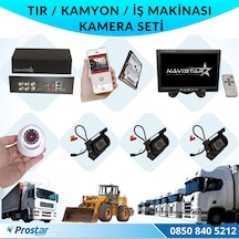 Tır Kamyon İş Makinası için Uzaktan İzlemeli 4 Kameralı 320 GB H