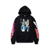 Japon Anime Jojo'Nun Tuhaf Macera Baskılı Kapşonlu Vj458 13828