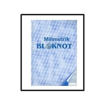 Dilman Milimetrik Defter A3 Mavi 30 Yaprak - 3 Adet