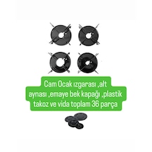 Kumtel,termikel Birçok Marka Için Cam Ocak Izgara Takımı-ankastre-set Üstü Ocak Izgarası 36 Parça DİĞER