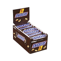 Snıckers Bar Çikolata 50 G - Yer Fıstıklı, Karamelli Lezzet 3'li Ekonomik Paket - 3 Adet Tarı