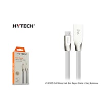 Hytech Hyx205 3a Micro Usb 1m Data + Sarj Kablosu,beyaz