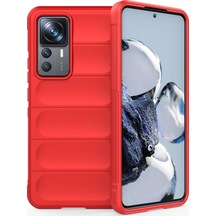 Xiaomi Mi 12t Pro Kılıf Optimum Silikon - Kırmızı 0.2M-Çok Renkli