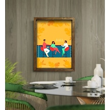Bk Gift Cafe & Bar & Restaurant Konseptli Doğal Masif Ahşap Çerçe (551118598)