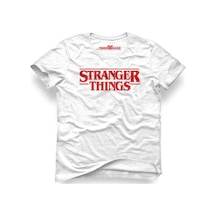 Tshirthane Stranger Things Logo Tişört Erkek Tshirt (276612237)