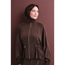 Armine Sura İpek Eşarp 2026-2027 - Sonbahar Kış-asm9602 Acı Kahve