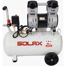 Solax EWS40 1.6 HP 8 Bar 40 LT Süper Sessiz Yağsız Kompresör