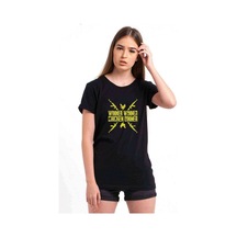 Winner Ak 47 Baskılı Siyah Kadın Tshirt Winner Ak 47 Baskılı Siyah Kadın Tshirt