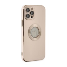 Apple iPhone Uyumlu 12 Pro Kılıf Store Silikon - Pembe -