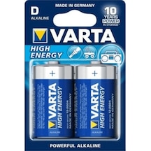 Varta Alkalin Büyük Boy Pil D High Energy 2 Li
