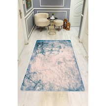 Modern Desenli Dijital Baskı Kaymaz Taban Halı H0297 Renkli