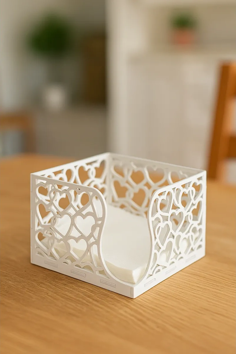 Masterskaa Derevannyh İzdelij Ahşap Kare Masa Peçeteliği 165354126 Beyaz