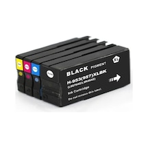 Eko Kartuş Hp Officejet Pro 8740 4 Renk 953XL Uyumlu Kartuş,