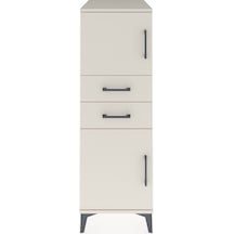 Kronos Dolap Tek Raflı 2 Çekmeceli 2 Kapaklı 44x59x134 Aytaşı... Aytaşı