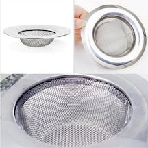 Büyük Boy Lavabo Gider Süzgeci, Paslanmaz Çelik 9 Cm Paslanmaz Çelik Diğer
