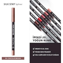 Silk Lipliner Suya Dayanıklı İpeksi Dudak Kalemi - 10 Chocolate Brown 0