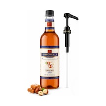 Simonelli Toffee Nut Karamelli Fındık Aromalı Kahve ve Kokteyl Şurubu 700 ML + Şurup Pompası - Latte Frappe Sıcak Soğuk Kahve ve Tatlı Şurubu