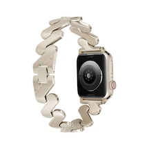 Watch 38mm Kordon Uyumlu Krd-80 Metal Strap Kayış Clo- Gümüş