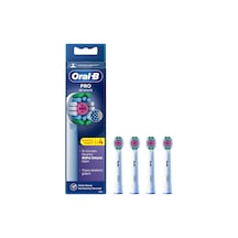 Oral-B 3d White X-Filament Şarjlı Diş Fırçası Yedek Başlığı Beyaz 4'lü