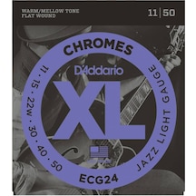 D'addario Ecg24 Chromes Elektro Gitar Teli 11-50