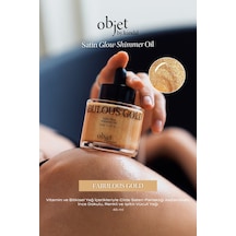 İnce Dokulu, Renkli Ve Işıltılı Vücut Yağı Kundal Satin Glow Shimmer Oil Champagne Rose 73561133