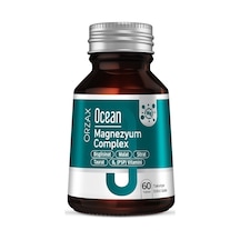Orzax Ocean Magnezyum Complex Bisglisinat Malat Sitrat Taurat B6 P5p 60 Tablet - Takviye Edici Gıda