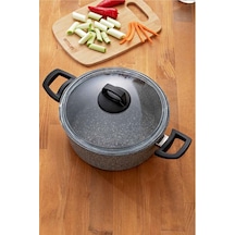 Emsan Titanium Granit Derin Tencere 20 Cm
