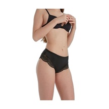 Yeni İnci X-Lady 1624 Siyah Brazilian String Dantelli Külot