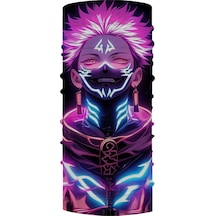 Bebo Store Extreme Outdoor Spor , Motorcu Ve Bisiklet Kullananlara Özel Desenli Buff Boyunluk Bandana Balaklava Anime-202 Baskılı